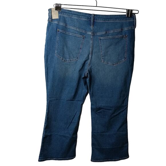 Madewell Women's High Rise Cali Demi Boot Cropped Jeans Plus Size 24W New - Picture 2 of 9